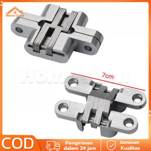 2Pcs Engsel Deer Serbaguna Engsel Lipat Tanam Stainless Invisible Concealed Hinge