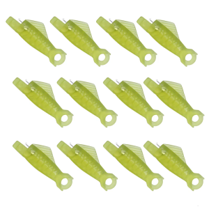 ที่ร้อยด้ายรูปปลา12ชิ้นสำหรับเย็บด้วยมือเครื่องมือร้อยด้ายร้อยเร็วสำหรับเครื่องเย็บผ้าและงานปัก