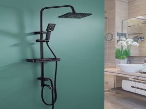 GUGA Shower set 304 stainless steel single water source shower 3 in 1 shower set with faucet