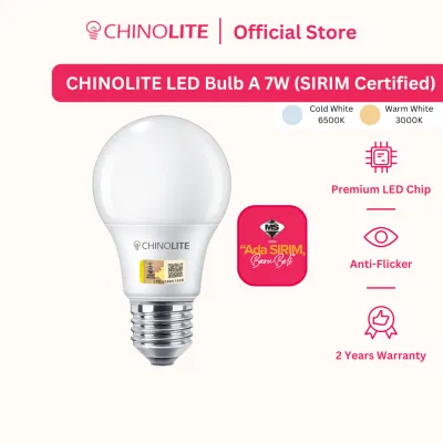 CHINOLITE LED Bulb A 7W (SIRIM Certified)