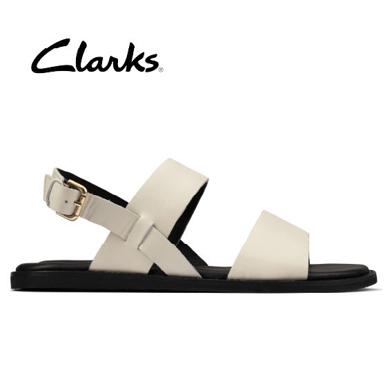 Clarks on sale flat sandals