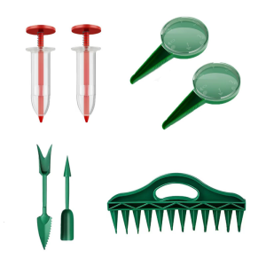 Set Plastic Garden Tool 12 Hole Fast Waterproof Planting Aid Gardening Tool For Flower