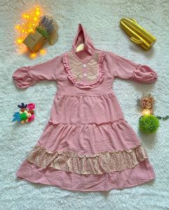 MUSLIM ANAK / dres pesta anak / baju anak perempuan / dress anak / dres anak cantik / baju anak murah / dres anak / muslim anak - pelangi pesta