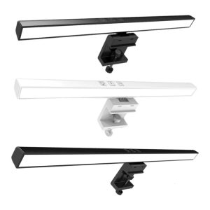 Flexible Clip on Desk Lamp Plastic Texture for Computer Eye Protection Automatic Adaptive Lighting LED Work Light