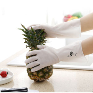 Găng Tay Cao Su Rửa Chén Bát Vệ Sinh Nhà Cửa Găng Tay Vệ Sinh Mềm Mại Giao Ngẫu Nhiên HUY55