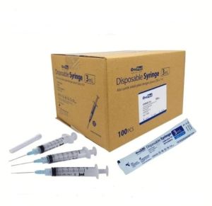 Spuit  Onemed 3cc - Alat Suntikan per Box 100pcs