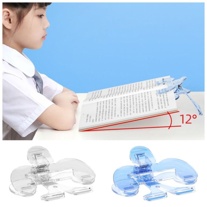 CLAVERY มองเห็นได้ชัดเจน คลิปช่วยอ่านหนังสือ มุมรองรับ12 ° กันลื่น คลิป ...