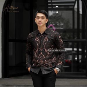 COD/BAYAR DI TEMPAT Batik Pria Lengan Panjang - Baju Batik Pria - Kemeja Batik Pria Lengan Panjang