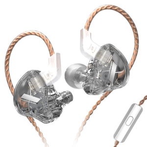 KZ EDX 1DD HIFI In Ear Earphone with Mic Headphones In Ear Noise Cancelling Earphone