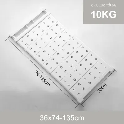 Kệ chia ngăn tủ quần áo tủ bếp không cần khoan co giãn đa dụng tiện lợi cho gia đình Easy Stuff