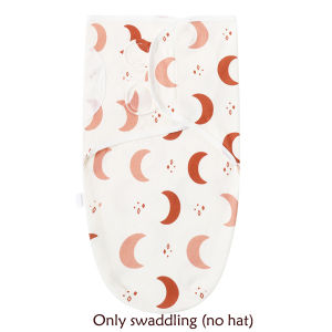 👶🍼[STOCK in Msia] 👶🍼 2pcs/set Newborn Baby Cotton Swaddle with Hat Kain Bedung Bayi Kain Balut Bayi & Topi Bayi