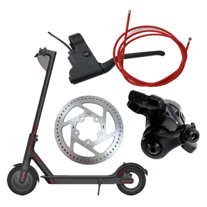 ชุดอุปกรณ์เบรกจานโลหะชุดประกอบมือจับสายเบรคชุดอุปกรณ์เสริมสำหรับ M365 ...