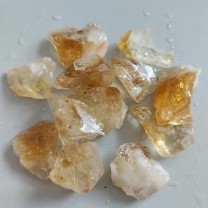 Decor Stone Natural Raw Citrine Healing Crystals Citrine Rough Stone Mineral Specimen Collection Home Decoration and DIY Gifts