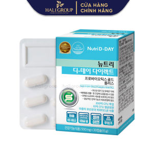 Men Vi Sinh Nutri D-Day Direct Probiotics Gold Plus Hàn Quốc Hộp 30 Viên