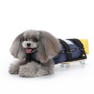 TWCEJE168 Adjustable Strap Pet Towing Bag Pulley Car Breathable Comfortable Dog Wheelchair Pet Rehabilitation Aid Wear-Resistant Pet Assisted Walking Vehicle Disabled Dogs