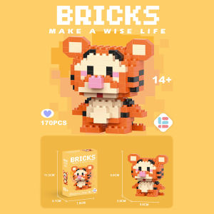 ตัวต่อ ของเล่นตัวต่อ ของเล่นบล็อกตัวต่อ บล็อกบล็อกเลโก้ รูปการ์ตูนสัตว์น่ารัก 3D นาโน ของเล่น สีสันสดใส ให้เป็นของขวัญวันเกิด