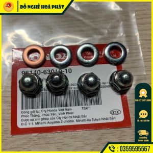 Bộ ốc mũ đầu bò xe Dream Wave Honda
