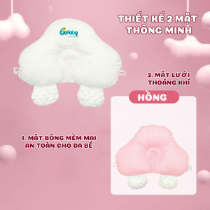 Gối Chữ U Cho Bé Sơ Sinh Chống Giật Mình Chống Bẹp Đầu Có Dây Rút Điều Chỉnh Bafaby Kidz - 305