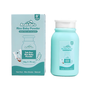 Anaksafe Baby Powder 50g Newborn Infants Vegan Natural Ingredients