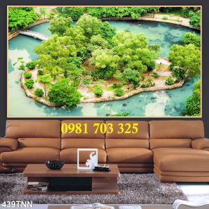 Gạch tranh phong cảnh đẹp 3D