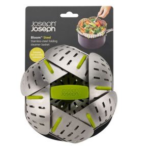 Joseph Joseph Bloom Folding Steamer Basket Steel Silicon