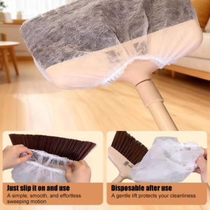 [Easy Dust Cleaning] Disposable Broom Dust Removal Cover Electricity Dust Brush Floor Cleaning Tool Household Floor Cleaning Device