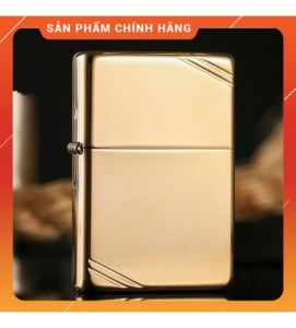 Hộp Quẹt Bật Lửa Zorro Z5000V Họa Tiết Chặt Góc Đẹp Độc Lạ Màu Vàng - Dùng Xăng Bấc Đá Cao Cấp (KHÔNG CHỨA XĂNG GAS)