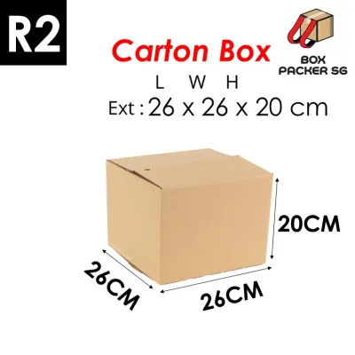 Packaging Box Carton Box Gift Box 盒子 Packing Box Big Box Moving Box Parcel Box 纸箱 box packer sg
