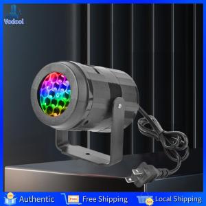 [Vodool Home Mall] LED Christmas Pattern Projector Lamp Holiday Party Decor 360 Rotatable Xmas Patterns Light Xmas Projection Light for Outdoor Indoor Decoration