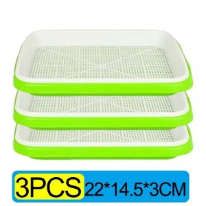 1/3Pcs Plastic Grow Nursery Pot Vegetable Soilless Nursery Tray Seed Germination Tray Seedling Sprout Plate Garden Supply