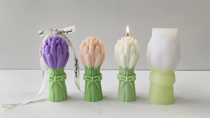 Unique Silicone Soap Mold Mould Lavender Bouquets Shape Silicone Mold Crafts Molds for Making