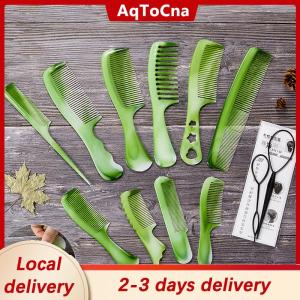 [COD] AqToCna Ship within 24 hours 10 Pcs Green Hair Combs Set For Women And Men Hair Styling Tool Coarse Fine Dressing Comb