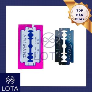 LƯỠI DAO LAM TIAN HỘP 10 CÁI dùng để gọt vỏ trái cây hoa quả nhỏ cạo râu cạo lông mặt nách lông mày lông chân dụng cụ tiệm hớt cắt tóc nam nữ hàng tốt giá rẻ