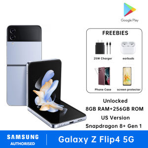 SAMSUNG Galaxy Z Flip 4 5G Smartphone 8GB RAM + 256GB ROM Single Sim 6.7 Inches Snapdragon 8+ Gen 1 Factory Unlocked Android Phone