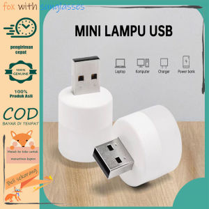 Usb Mini Lampu Plug USB Lampu Baca Pelindung Mata LED Lampu Bundar Kecil USB Pengisi Daya Seluler Komputer Lampu Malam
