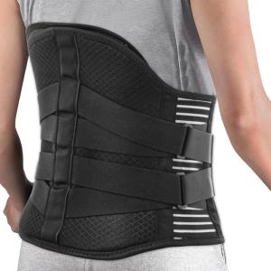 Back Brace for Lower Back Support Pain Relief for Women MenBreathable Lumbar Support Belt with Big Lumbar Support Pad for Home2026