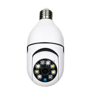 Hot Selling 5GHZ 1080P Color Night Vision Wireless E27 Bulb Lamp Camera Auto Tracking Wifi Cctv Security Light Bulb Ptz Camera
