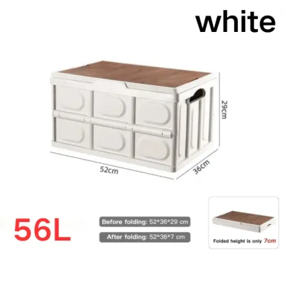 🔥READY STOCK🔥 Camping outdoor storage box large capacity 56L/30L car trunk organizer foldable storage box