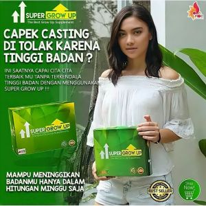 SUPER GROW UP - SUPLEMEN PENINGGI BADAN SUSU PENINGGI BADAN TERBAIK