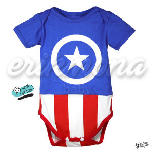 [ermon baby] baju bayi jumper captain america