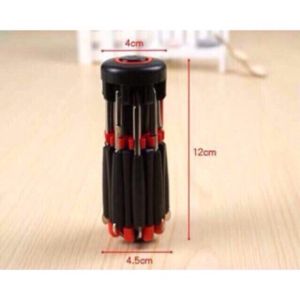 8in1 Multi-functional Screwdriver with LED Light Repair Tool P2446