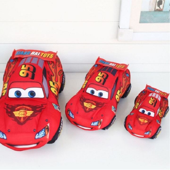 1pcs 25-35cm Pixar Cars Toys Lightning McQueen Plush Toy Red