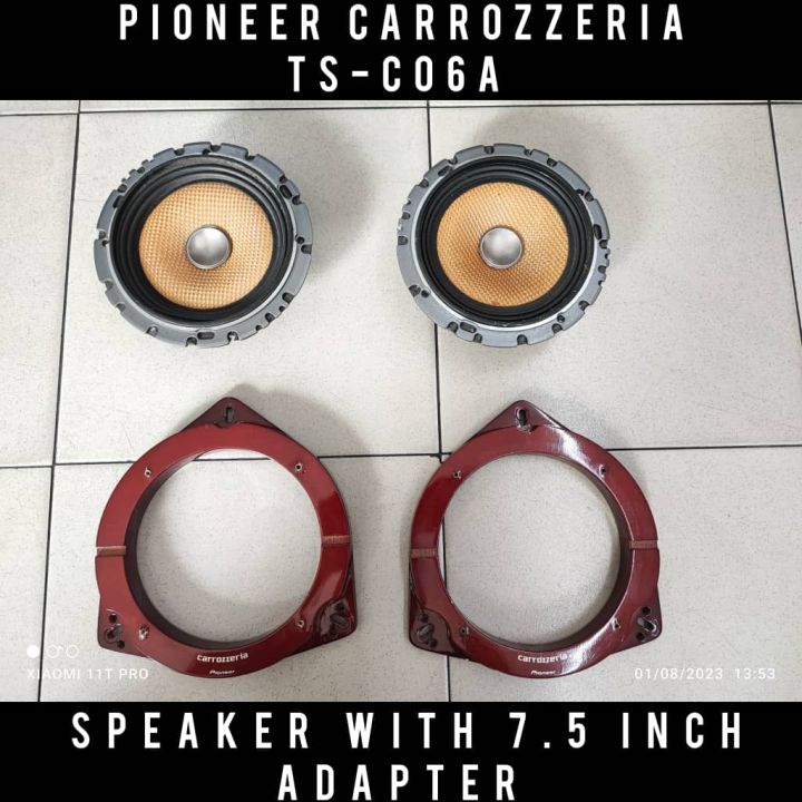 Pioneer Carrozzeria TS-C06A 6.5 Inch Speaker with 7.5 Inch Speaker
