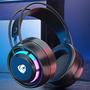 Tai Nghe PSH300 Led RGB Gaming Headset jack USB cho máy tính laptop mic khử ồn êm tai