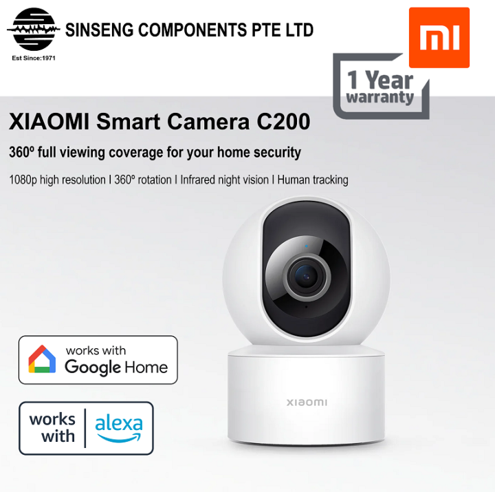 Official Xiaomi Mi Home C200 Security Wireless Wifi IP Camera Full