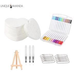 Ma Thuật Puffy sơn bọt kết cấu Bộ dụng cụ vẽ tranh họa cụ giấy vẽ Kết cấu bọt với cọ vẽ màu nước Bút Đánh Dấu