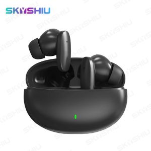 ♥100% ผลิตภัณฑ์ดั้งเดิม + Gratis Ongkir♥SKYSHIU S90 TWS หูฟังไร้สายบลูทูธ V5.3ชุดหูฟังสเตอริโอหูฟังไมโครโฟนในตัว