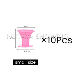 Pattaya ที่ม้วนผมซิลิโคน DIY เครื่องมือทําผม รูปเห็ด (ผมหยิกใหญ่/ผมหยิกเล็ก) Curling hair tool