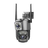 Hikvision 4G SIM Dual Lens CCTV Camera Connect Cellphone Outdoor HD Wireless Night Vision Waterproof Auto Tracking Security Camera