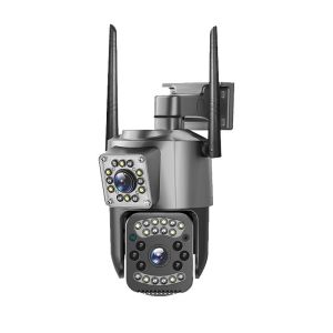 Hikvision 4G SIM Dual Lens CCTV Camera Connect Cellphone Outdoor HD Wireless Night Vision Waterproof Auto Tracking Security Camera